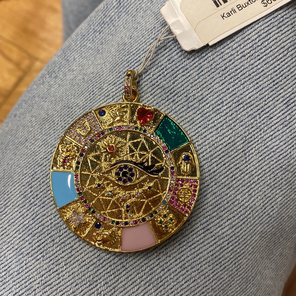 NWT Karli Buxton Poker Chip Charm